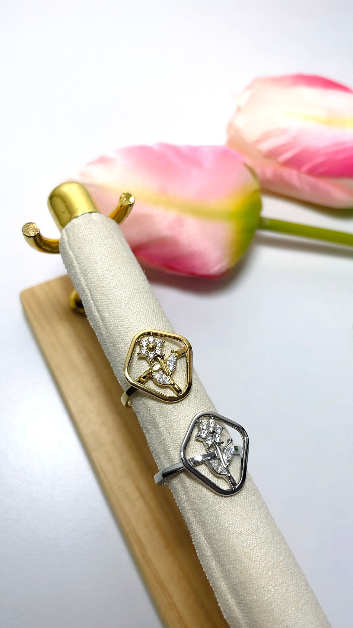 Anello fiore di campo